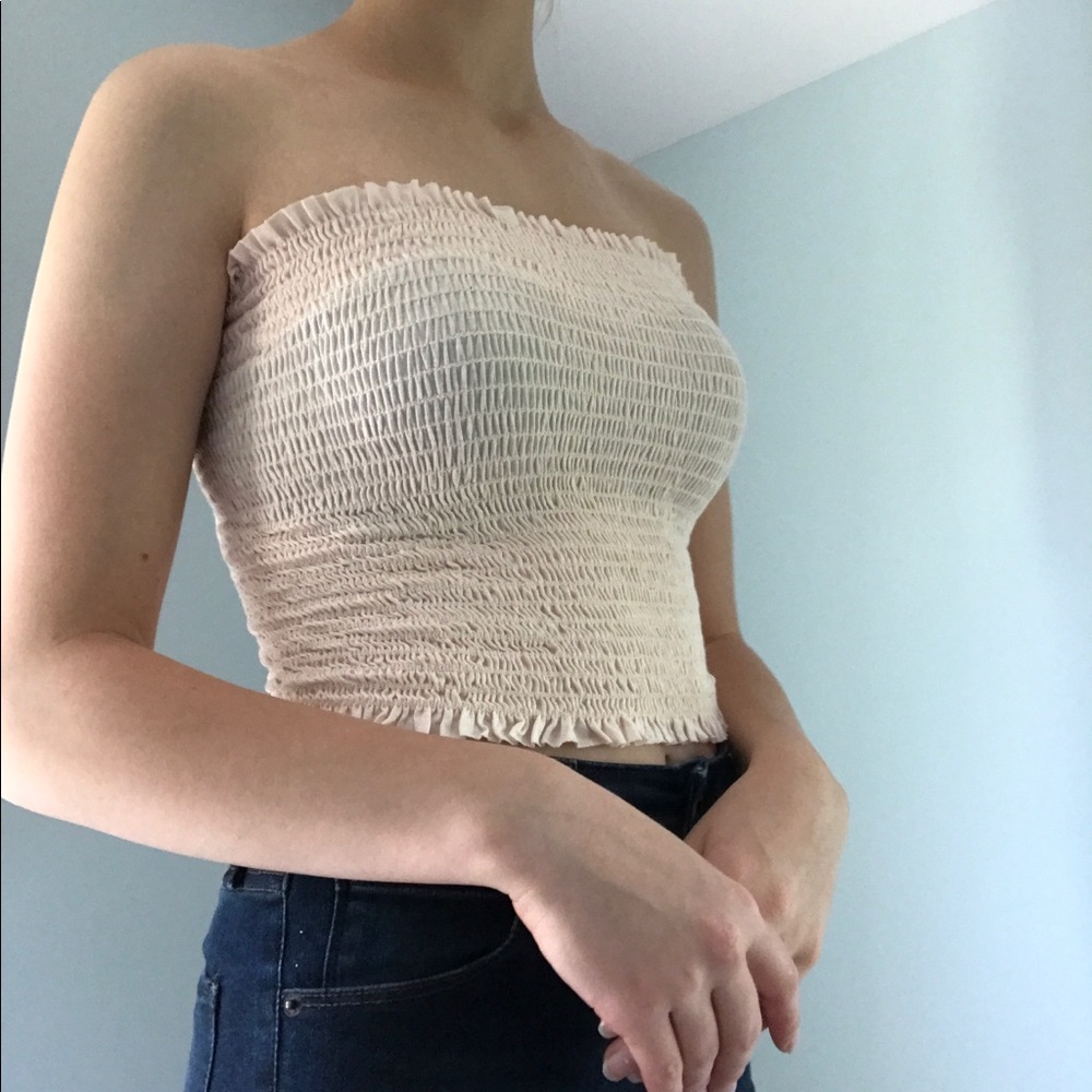 Caren Forbes Pink Tube Top S